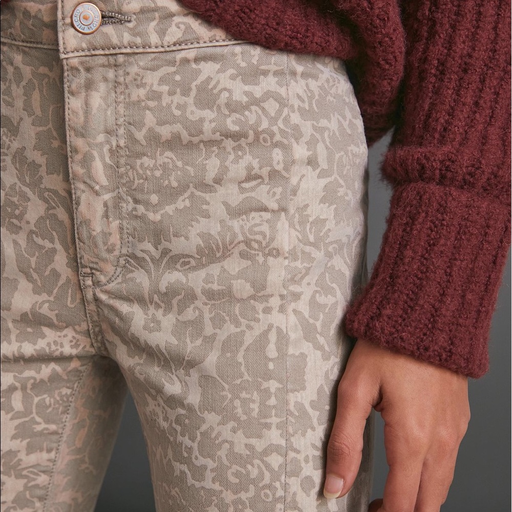 Anthropologie | PILCRO FLOCKED LEGGINGS | Size 32 - Picture 3 of 10